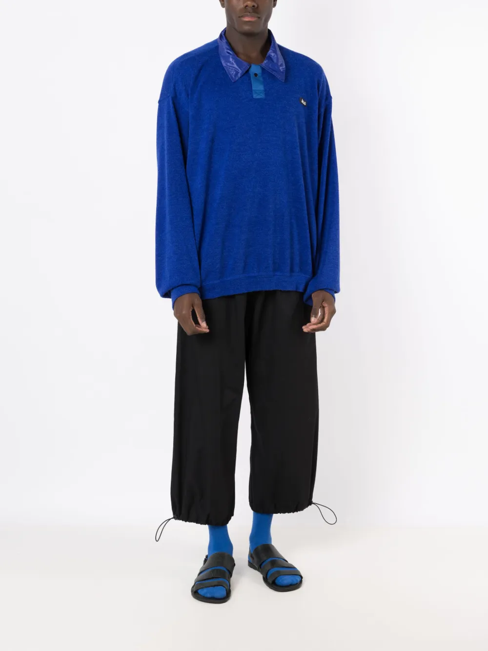 Àlg Calça pantacourt com ajuste no cós | Calça cropped | Image 2