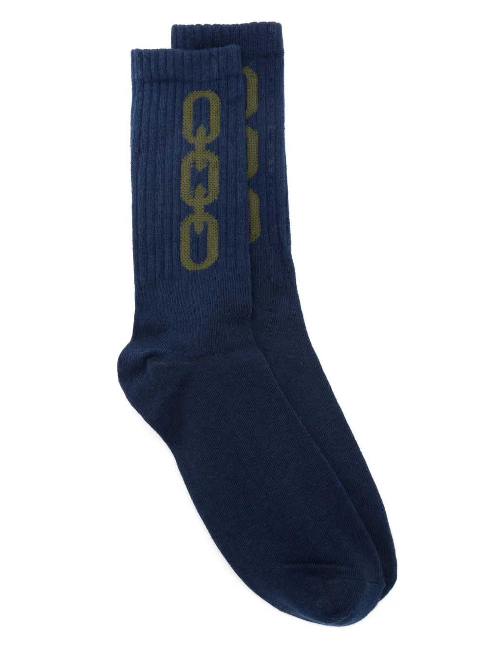 Àlg Par de meias com estampa de corrente | Azul | Image 1