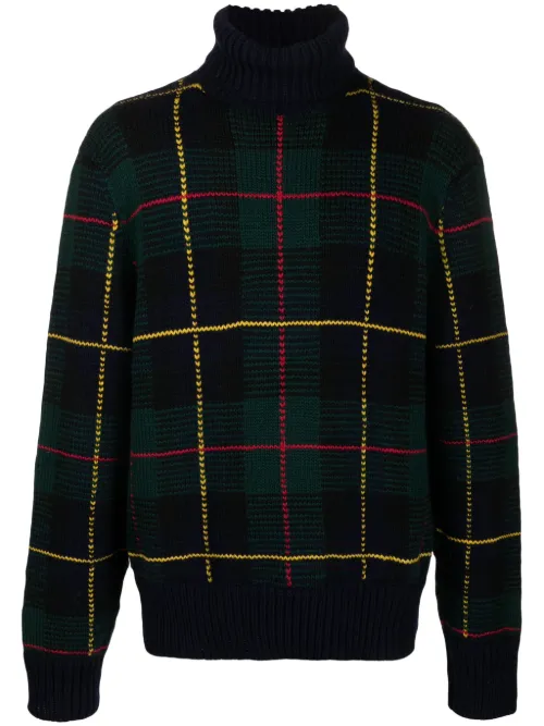 Manteau en laine à motif tartan - Polo Ralph Lauren - Modalova