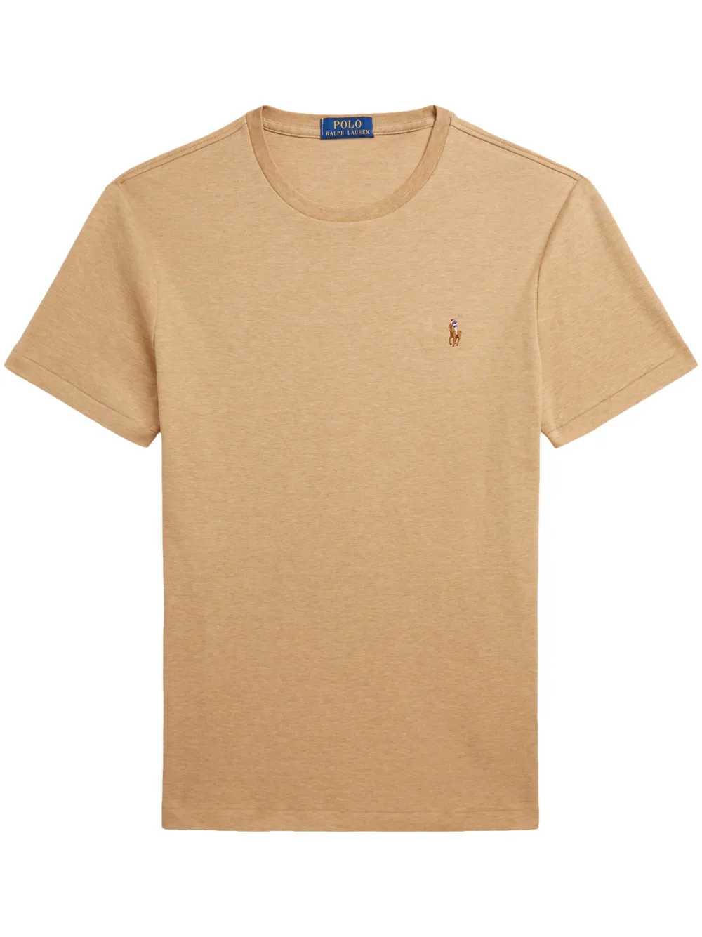 Polo Ralph Lauren Polo Pony embroidered Cotton T shirt Brown FARFETCH TR