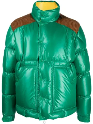 Moncler Ain Panelled Puffer Jacket Farfetch