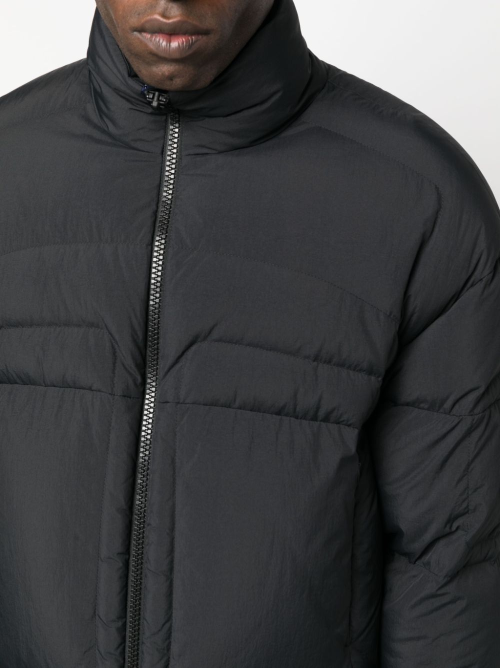 Shop Moncler Dofida Logo-patch Padded Jacket In Black