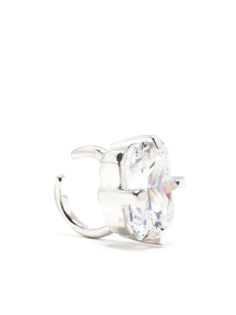 E.M. crystal-embellished ear cuff