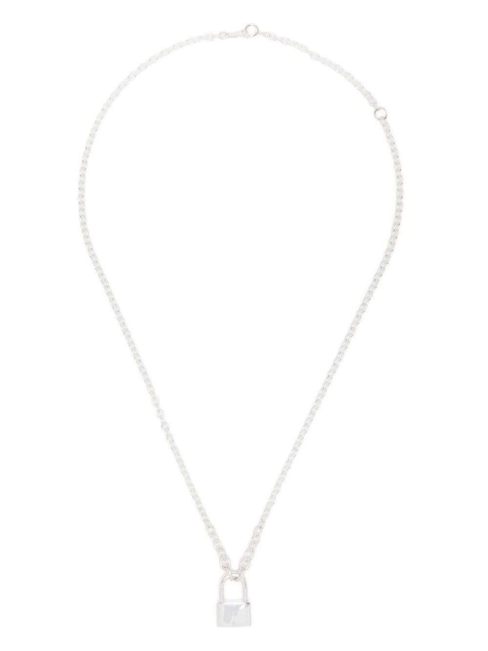 Shop E.m. Locket-pendant Silver Necklace