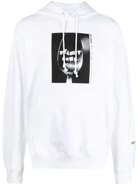 Helmut Lang hoodie con fotografía estampada