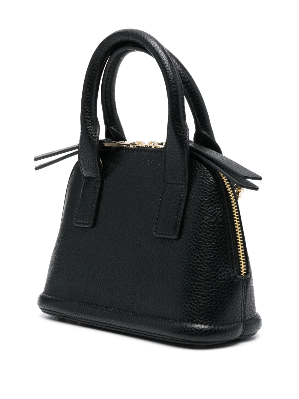 Versace Jeans Couture Baroque-buckle faux-leather Tote Bag | Black