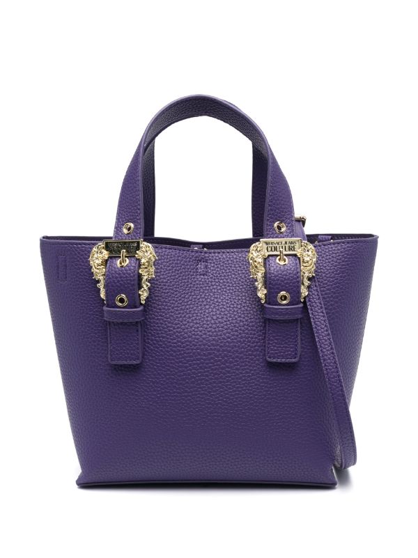 Versace Jeans Couture Logo-buckle Tote Bag