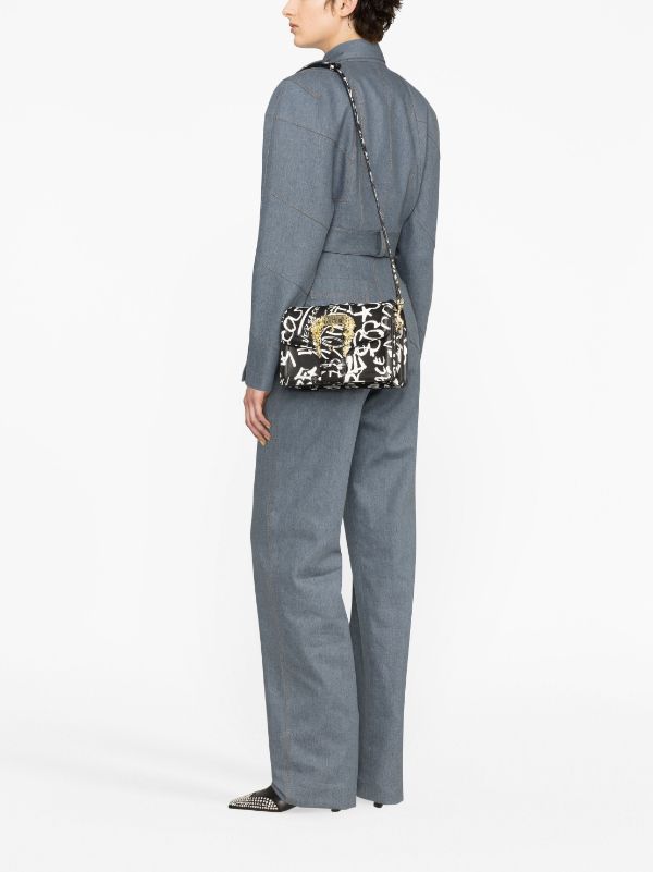 Versace Jeans Couture snakeskin-print Shoulder Bag - Farfetch