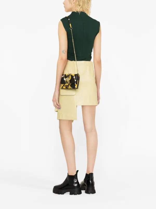 Versace Jeans Couture baroque-print Cross Body Bag | Black | FARFETCH