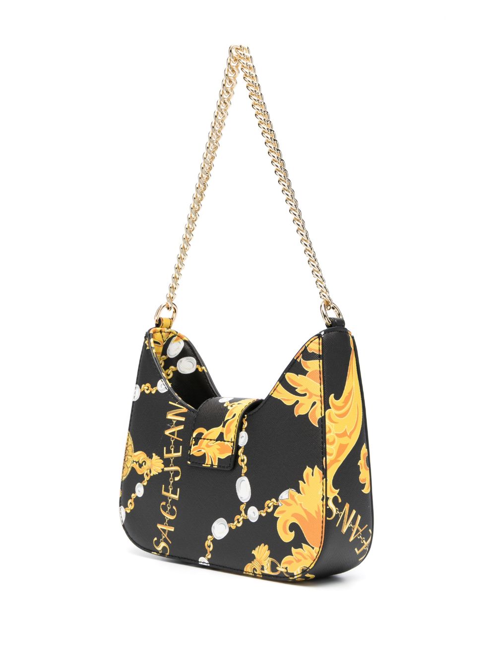 Chain Couture-print crossbody bag