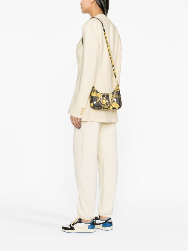 Versace Jeans Couture Women Black Rounded Mini Crossbody Bag, Onesize| Luxury Crossbody Bags for Women | Darveys