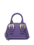Versace Jeans Couture baroque-buckles tote bag - Purple
