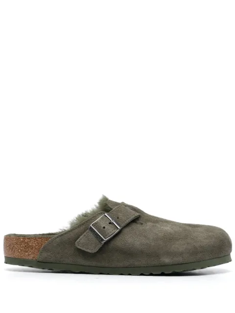 Birkenstock Boston suede slippers