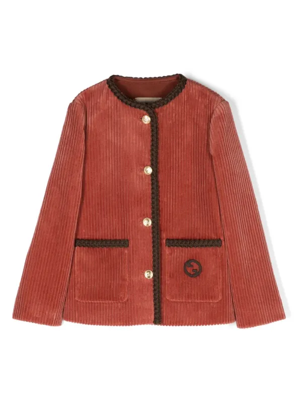 Gucci Kids コーデュロイ ジャケット - Farfetch 