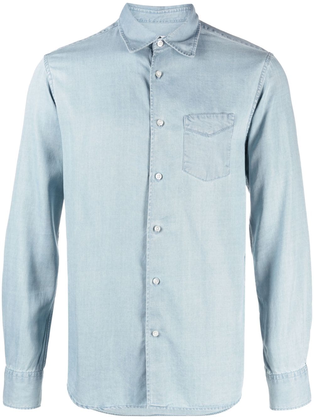 officine generale chemise à boutonnière - bleu