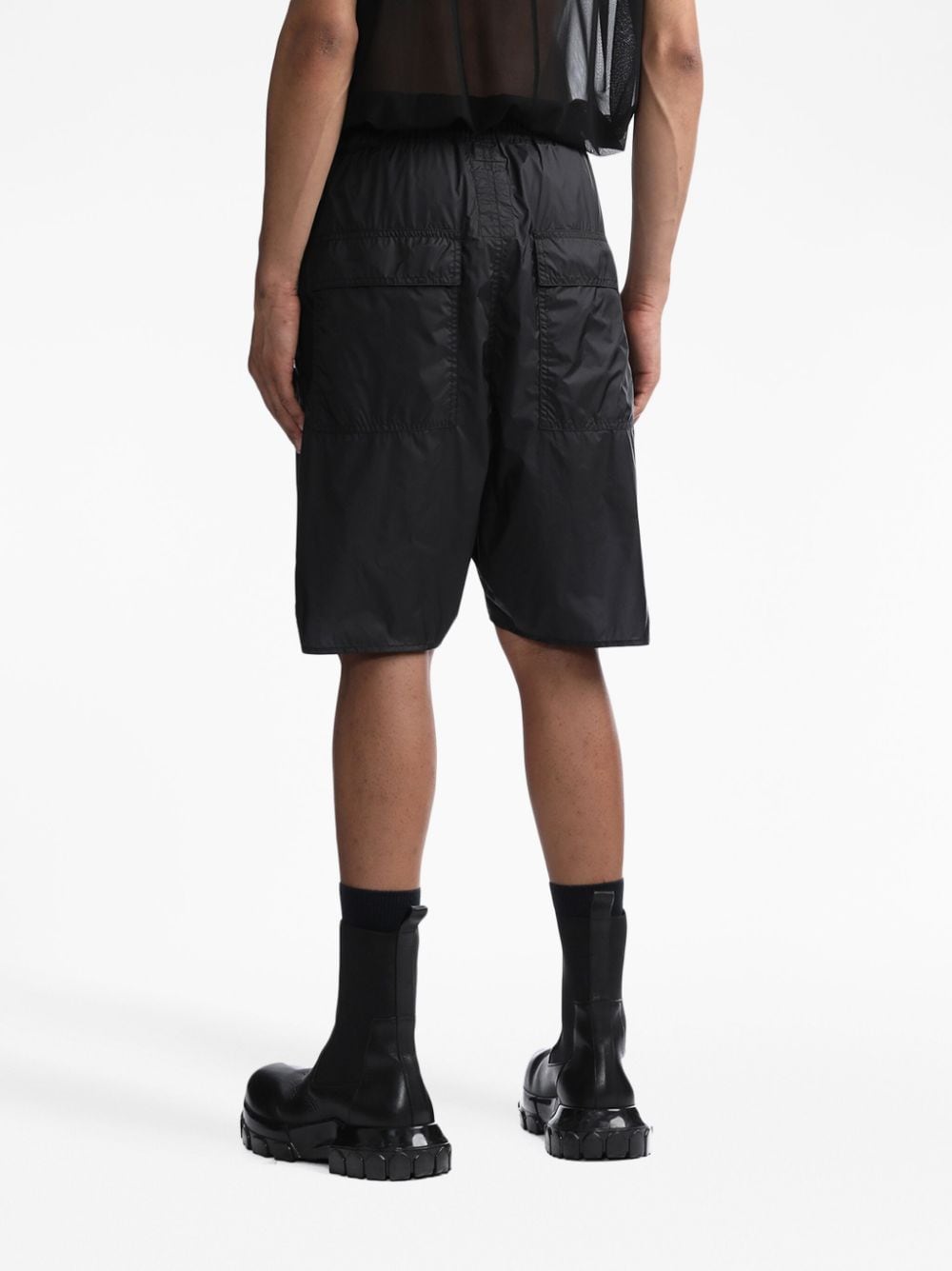 Shop Rick Owens X Champion Beveled Pods Shorts In Black