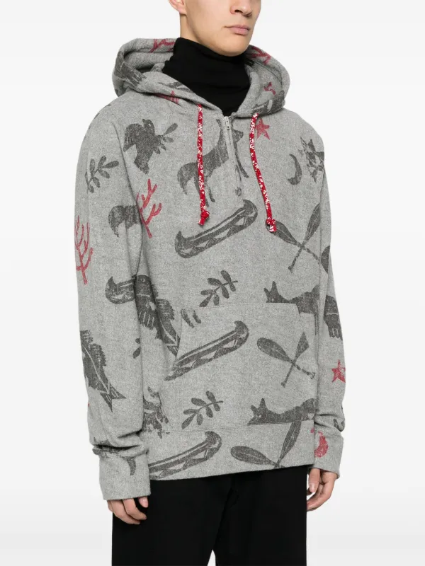 Polo Ralph Lauren brushed-fleece Hoodie | Grey | FARFETCH BN 