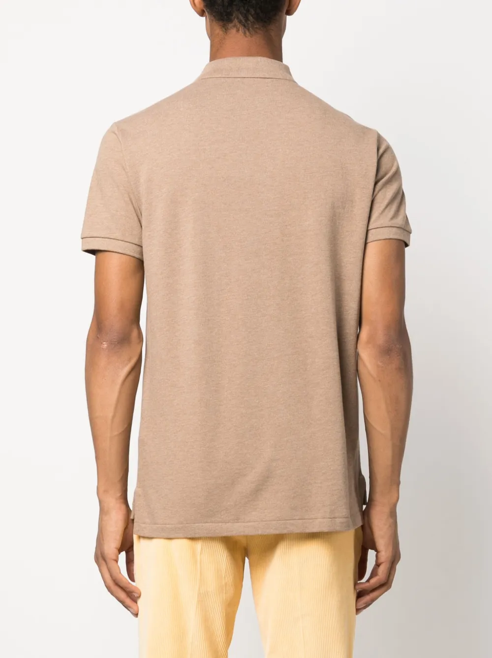 logo-embroidered short-sleeve polo