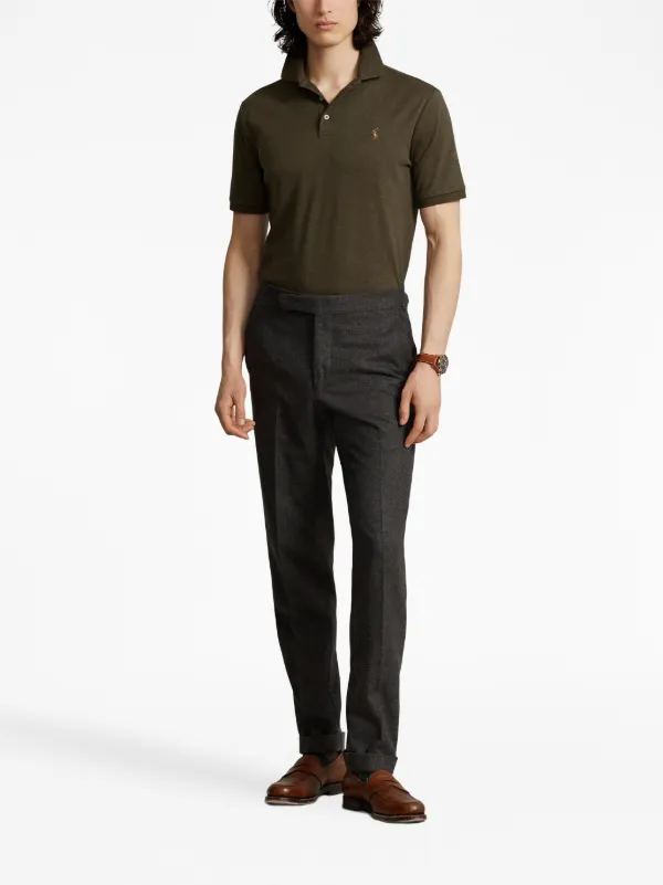 Dark brown ralph lauren polo shirt cheap