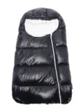 Moncler Enfant logo-print padded baby nest - Blue