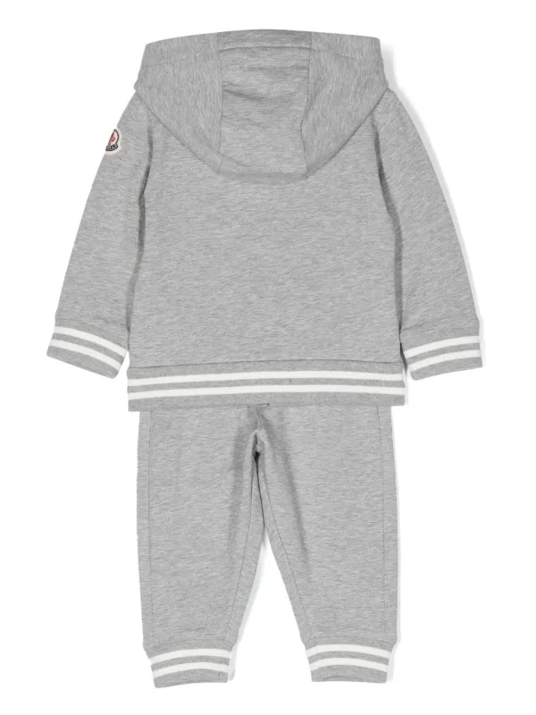 Moncler Enfant logo patch stretch cotton Tracksuit Farfetch