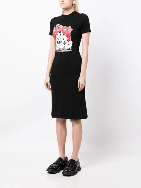 Charles Jeffrey Loverboy graphic-print round-neck dress 31060401 - 2