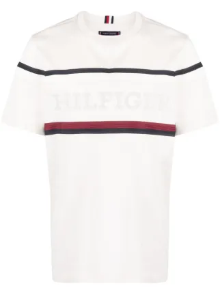 T shirt discount rayé tommy hilfiger