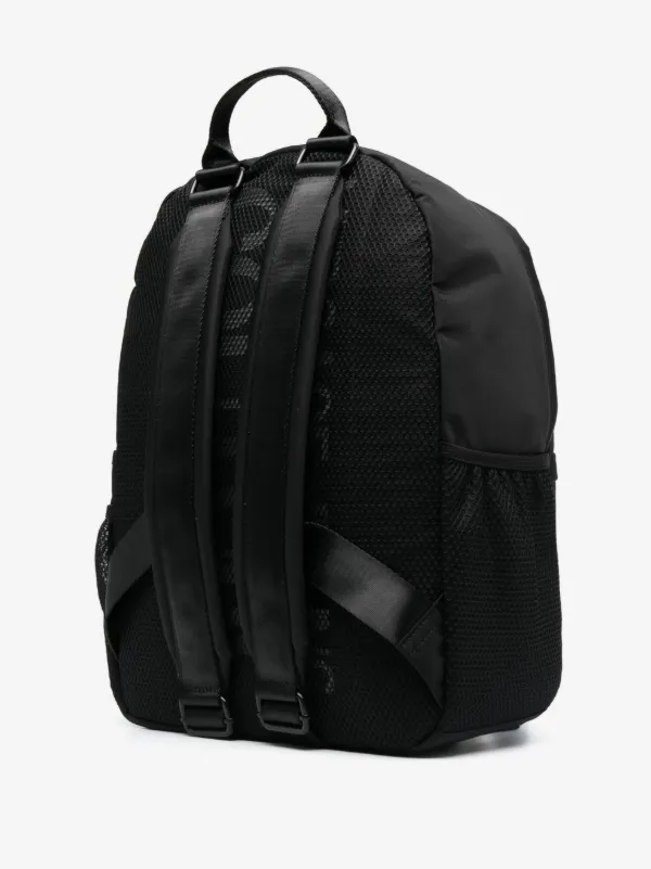 Versace Jeans Couture logo-patch Backpack | Black | FARFETCH display picture 2