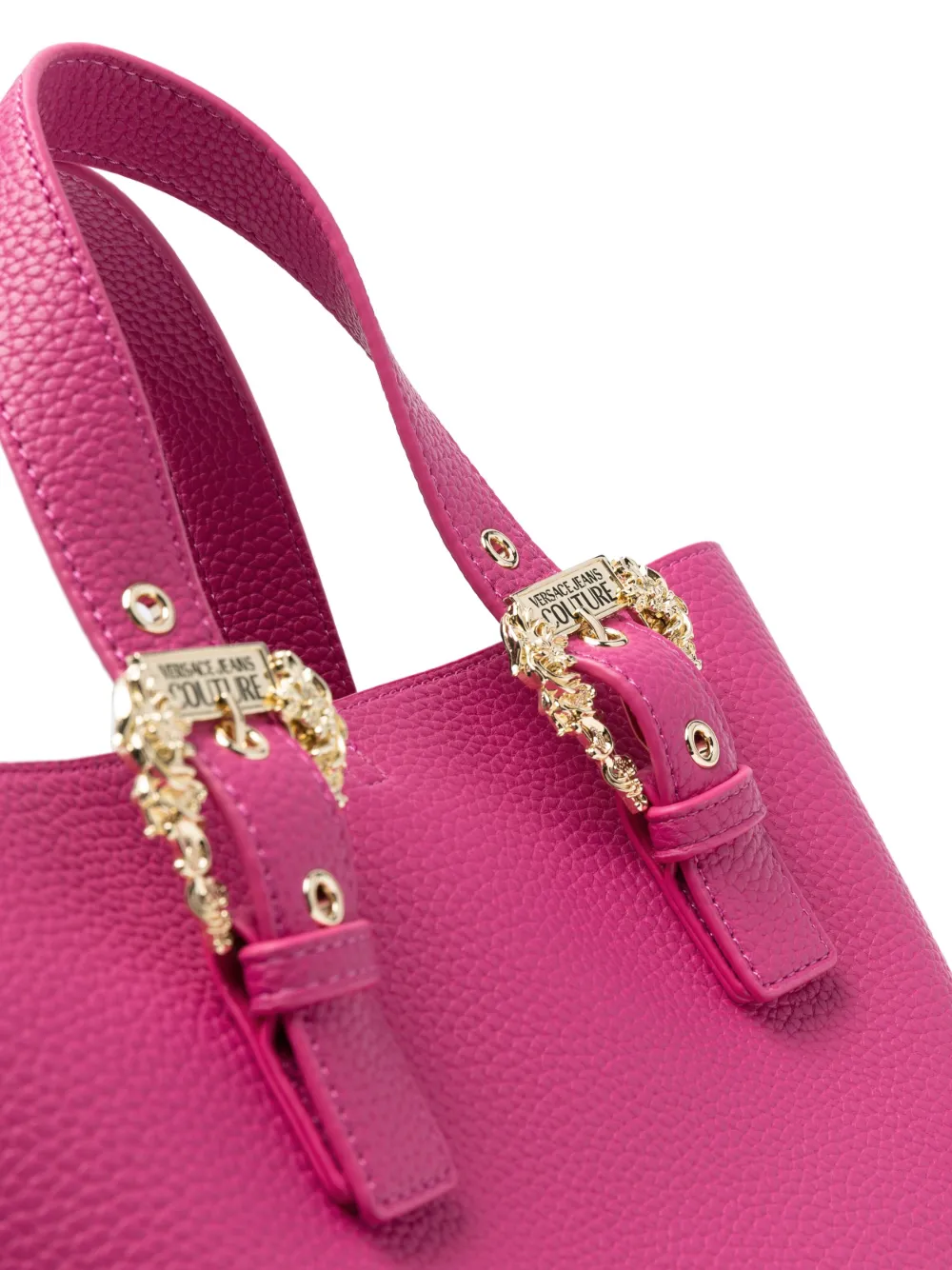 Versace Jeans Couture Love leren shopper Roze