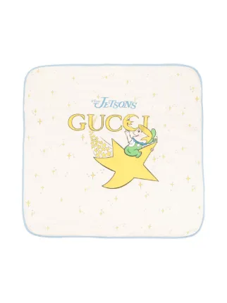 Gucci Kids x The Jetsons Cotton Blanket | Neutrals | FARFETCH
