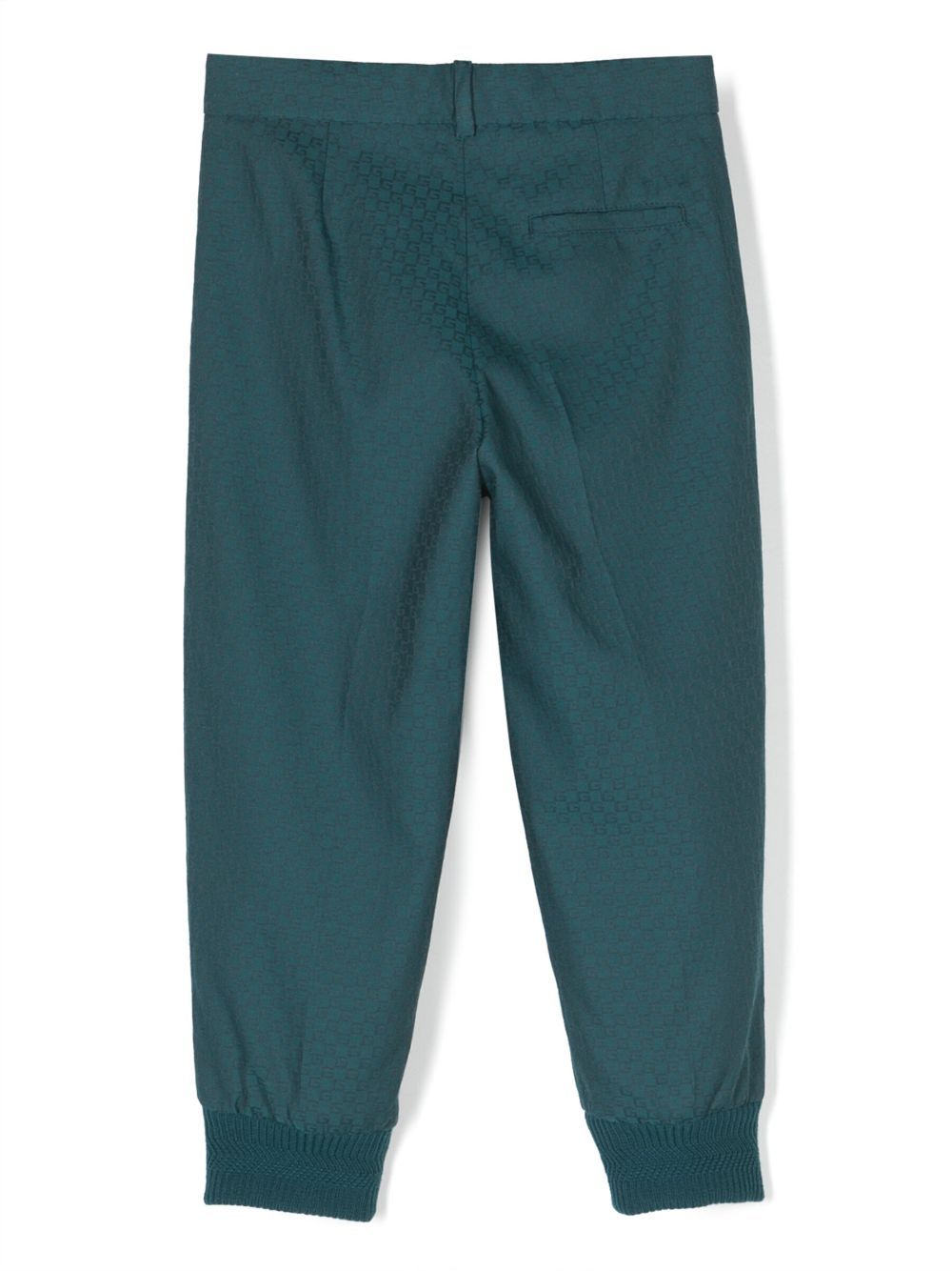 Gucci Kids Square G-print wool trousers - Green