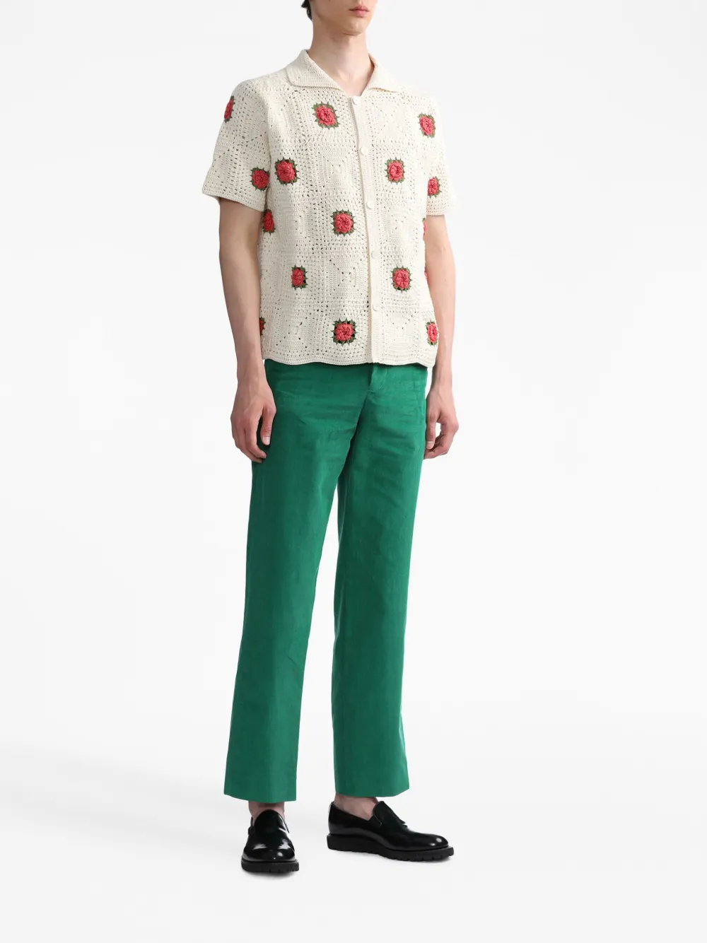BODE Ribfluwelen broek - Groen