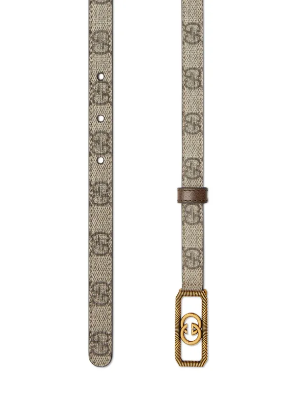 Gucci GG Supreme Belt With G Buckle - Farfetch