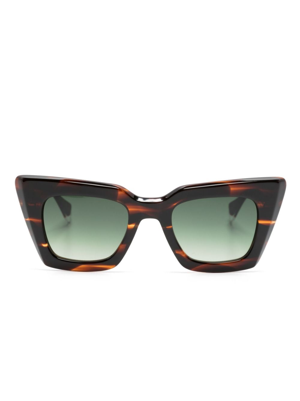 Gigi Studios Scarlett Cat-eye Frame Sunglasses In Brown