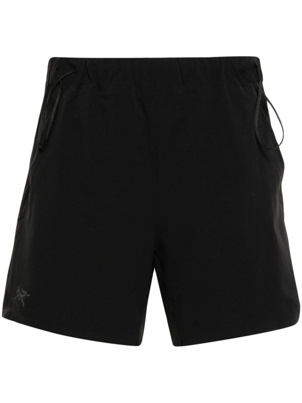 Arc'teryx Teplo Logo-embroidered Shorts In Black