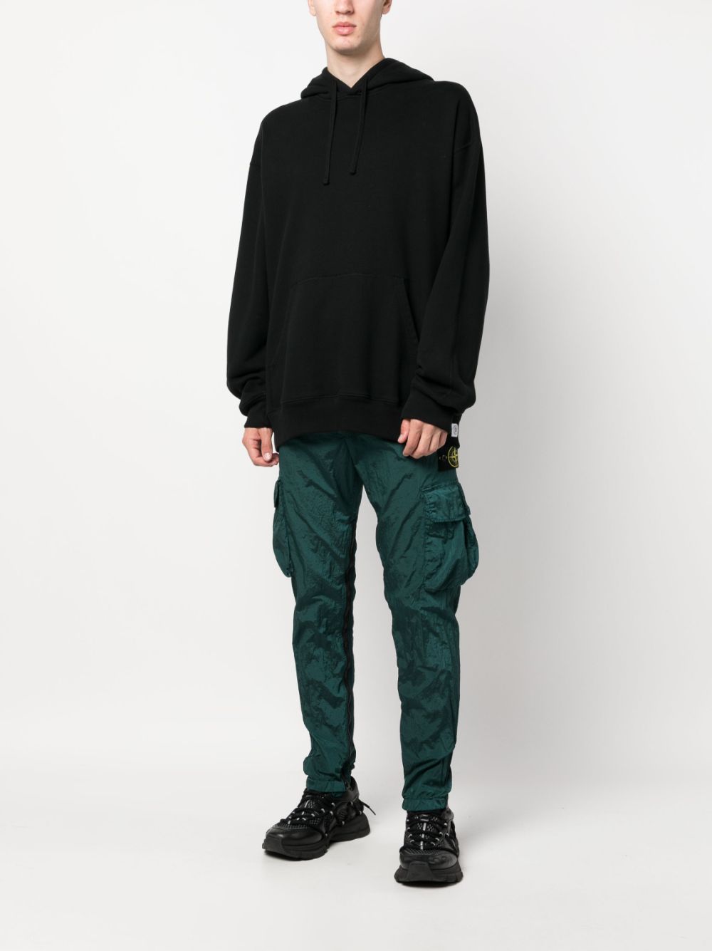 Stone Island tapered-leg trousers - Groen