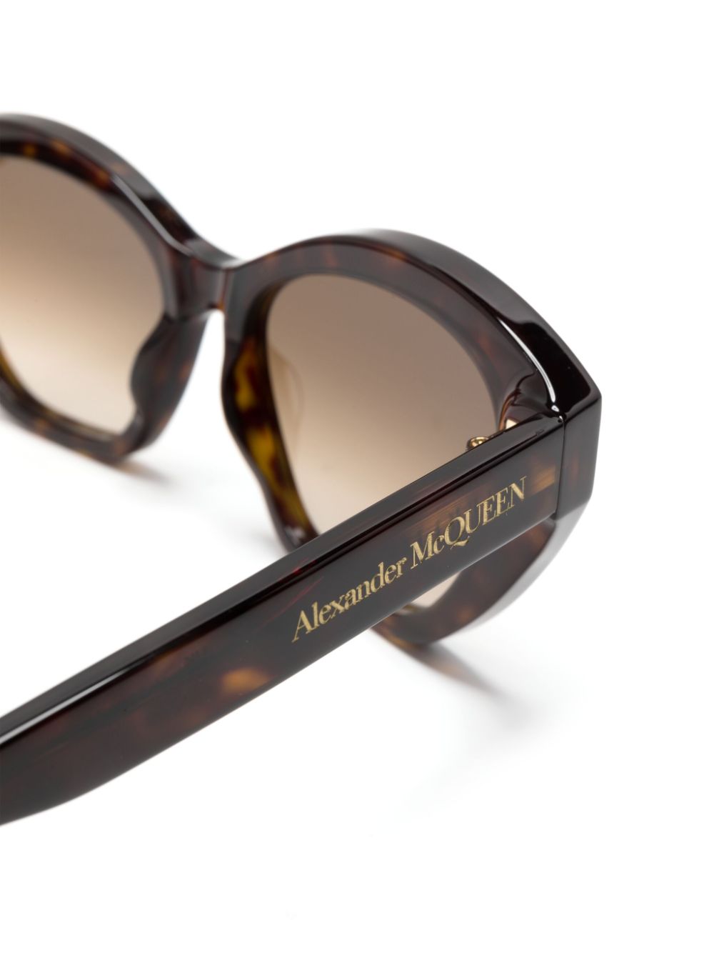 Alexander McQueen Eyewear tortoiseshell cat-eye sunglasses Men