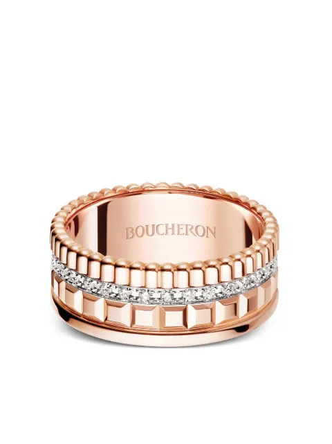 Boucheron 18kt gold Quatre Radiant diamond ring