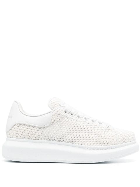 Alexander McQueen knitted lace-up sneakers