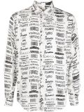 Fiorucci logo-print button-down shirt - White