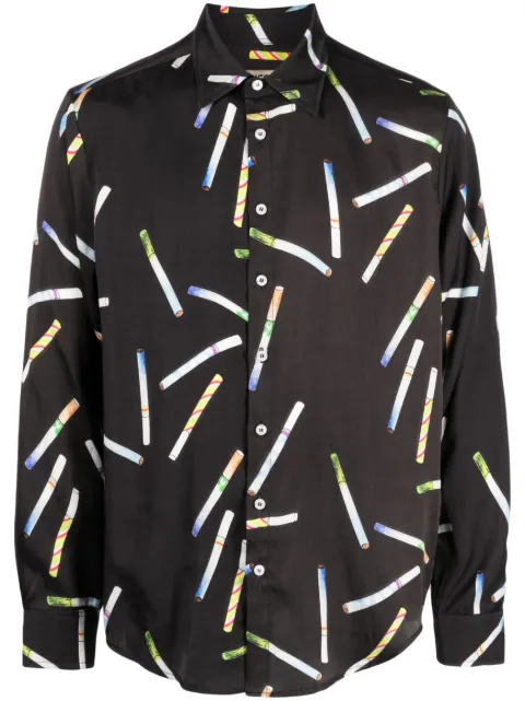 Fiorucci graphic-print button-down shirt