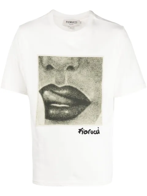 Fiorucci graphic-print organic cotton T-shirt