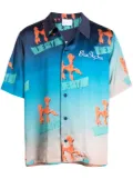 BLUE SKY INN dog-print short-sleeve shirt