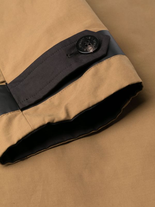 Neil Barrett: Khaki Minimalist Reversible Trench Coat
