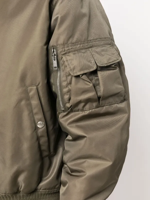 アウターその他 GIVENCHY Men Jacket Olive BM014A4YFP 305 Givenchy Satin zip-up Bomber Jacket | Green | FARFETCH
