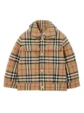 Burberry Kids Vintage Check-pattern quilted jacket - Neutrals