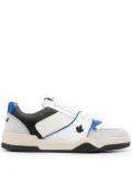 DSQUARED2 Spider leather low-top sneakers - White