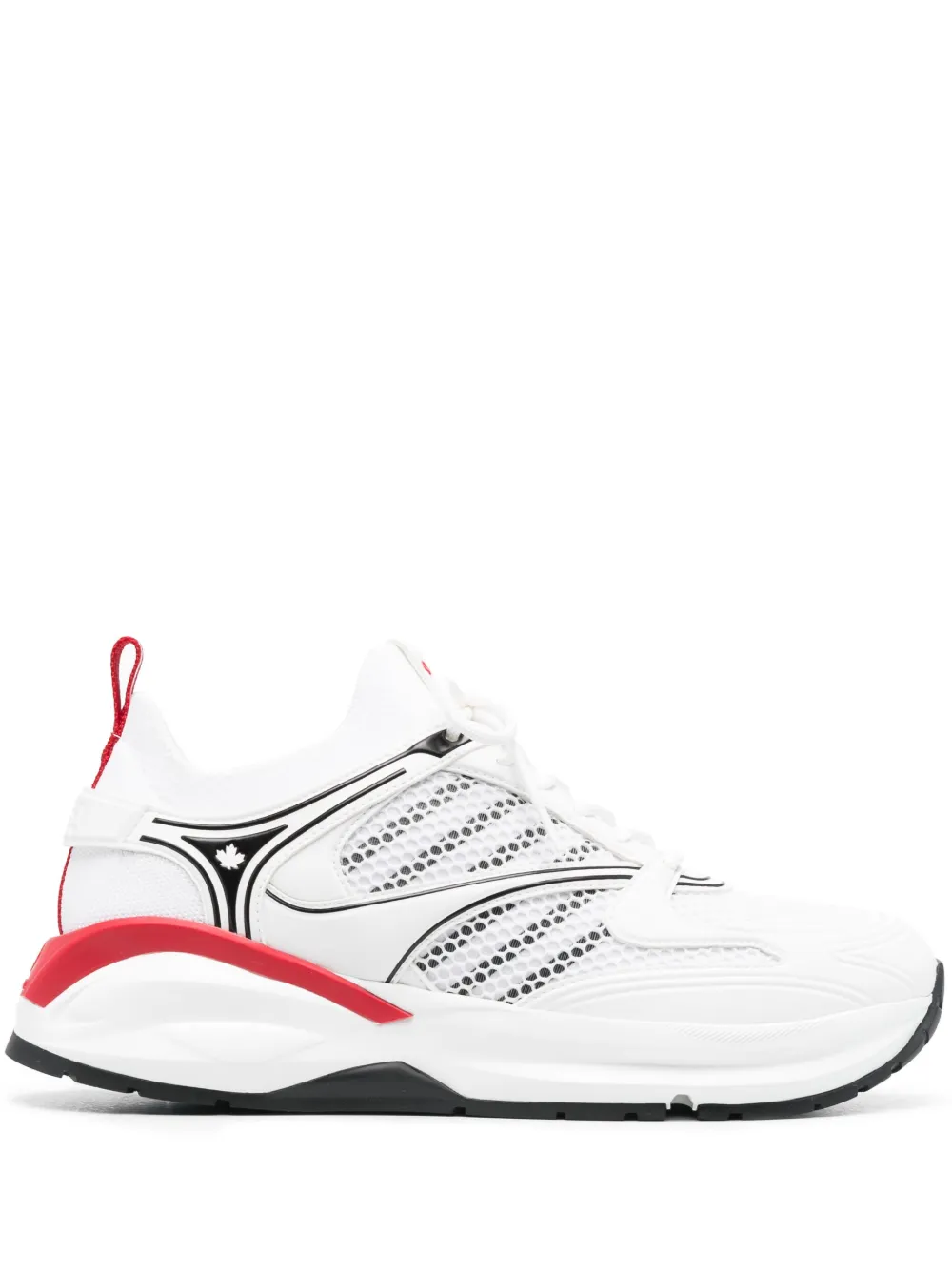 Shop Dsquared2 X Dash Panelled Low-top Sneakers In White