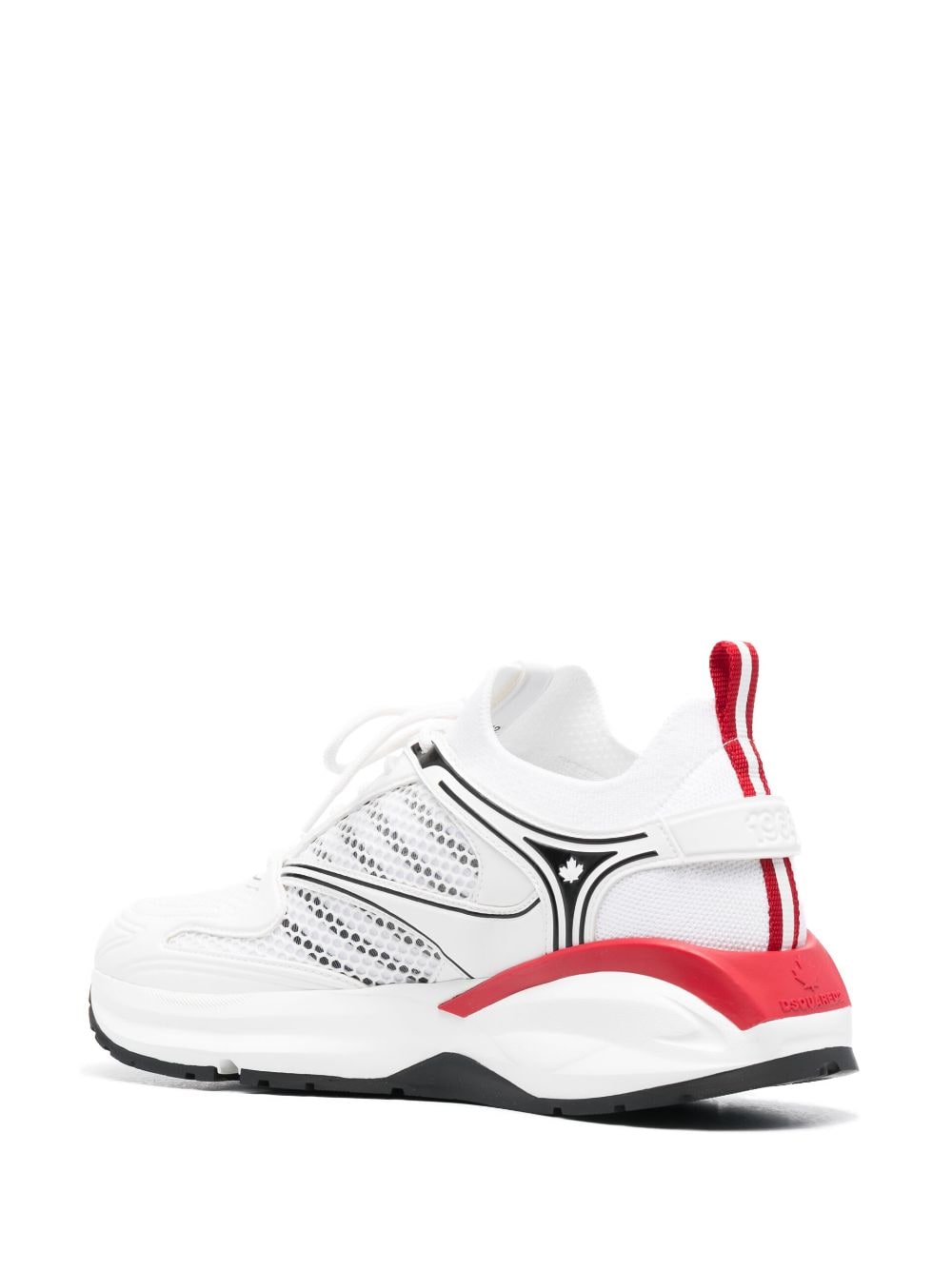 Shop Dsquared2 X Dash Panelled Low-top Sneakers In White