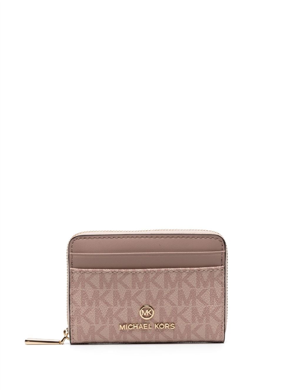 monogram-pattern wallet